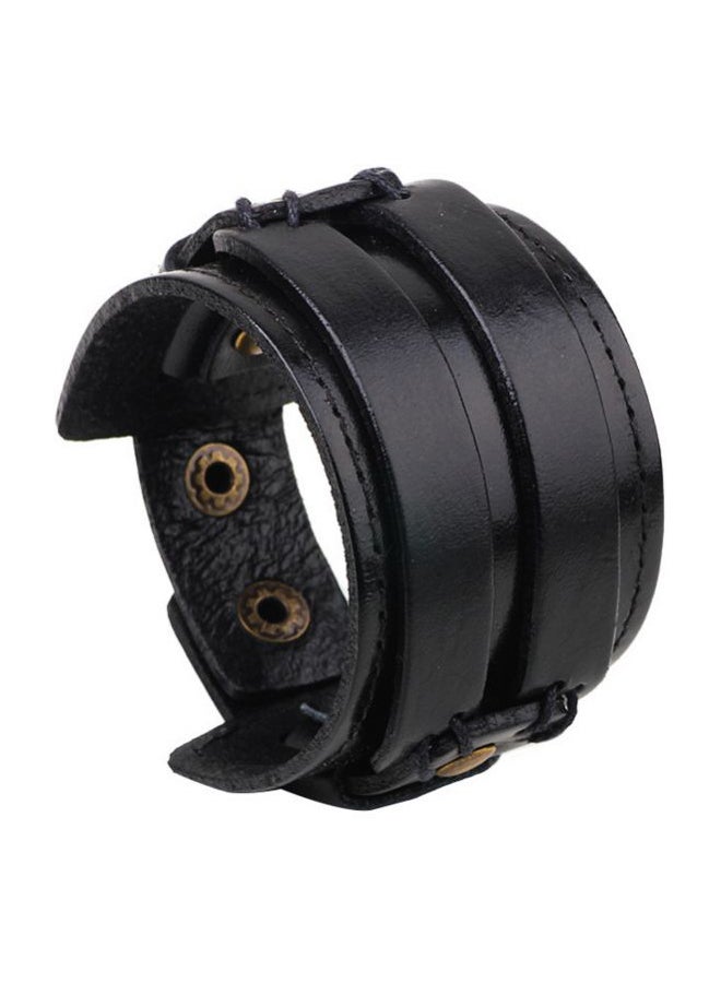 اليشمك سوار جلد بتصميم كلاسيكي