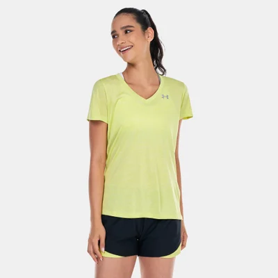 UNDER ARMOUR Women's Tech™ Twist V-Neck Training T-Shirt