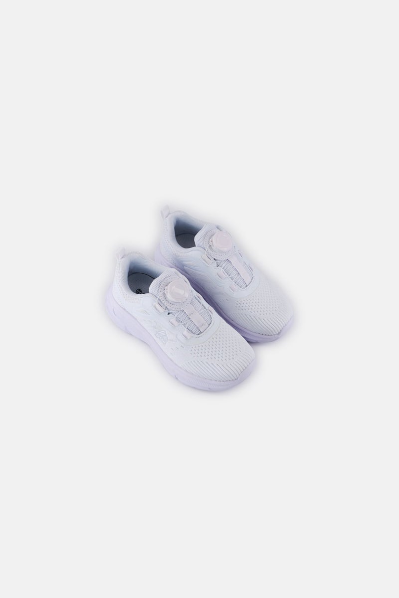 RBX Kids Boys Laces disc closure School Shoes, White  - Image 4