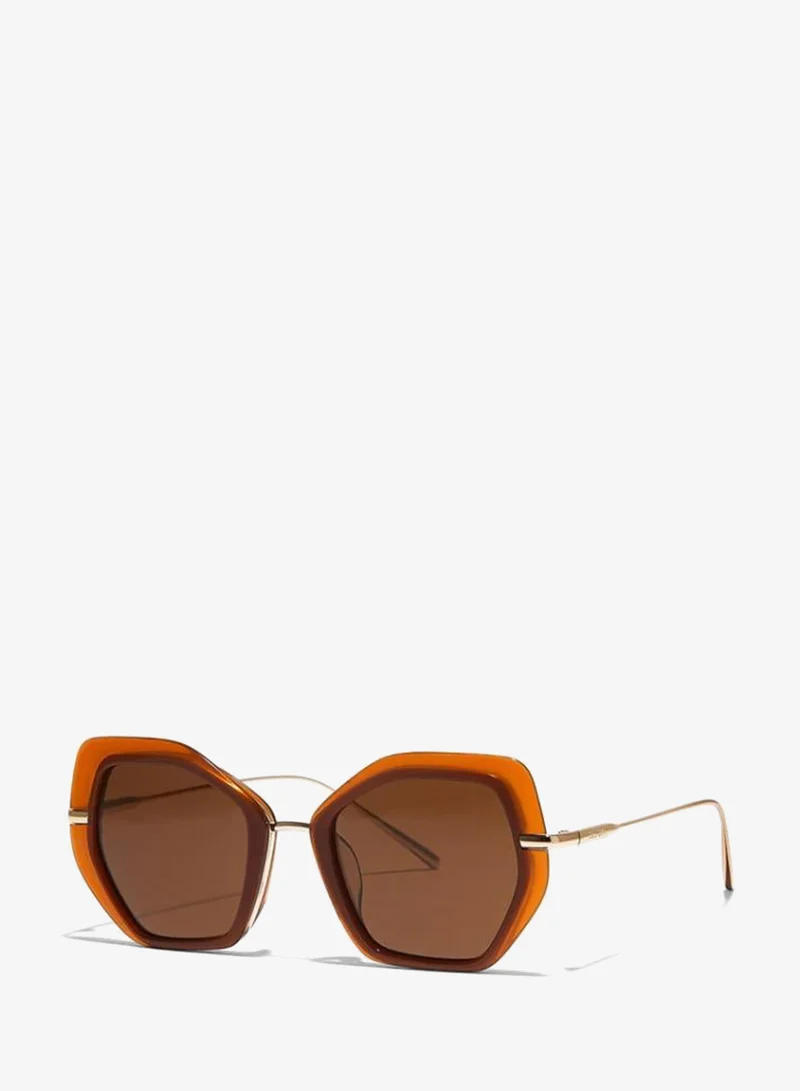 30Sundays Women's SHOOK Sunglasses - Lens Size: 48 mm - Brown