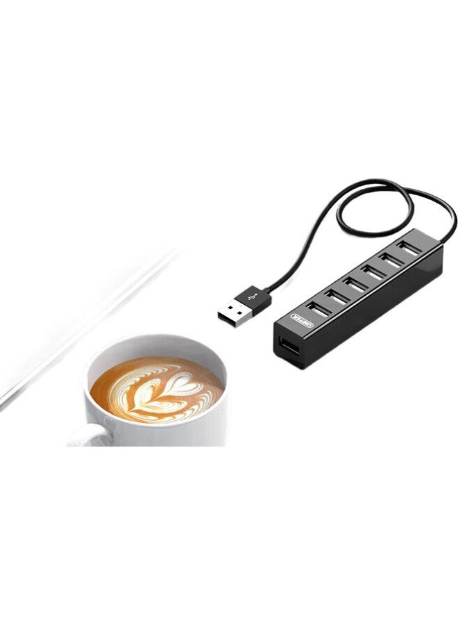 Superior Usb Hub 2.0 With Power High-Speed Expansion Dock, 7-Port Hub, Laptop Usb Expansion Dock Converter Y-2160Abk - Image 2