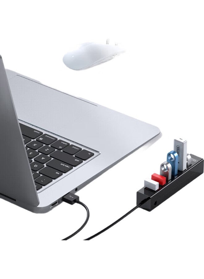 Superior Usb Hub 2.0 With Power High-Speed Expansion Dock, 7-Port Hub, Laptop Usb Expansion Dock Converter Y-2160Abk - Image 3