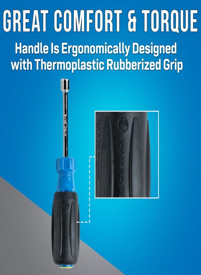 جونارد تولز ND-630516، مفك صواميل، رأس سداسي 5/16 بوصة، عمود مجوف 3 بوصات مع قبضة مريحة واسعة ومريحة، أصفر - Image 3