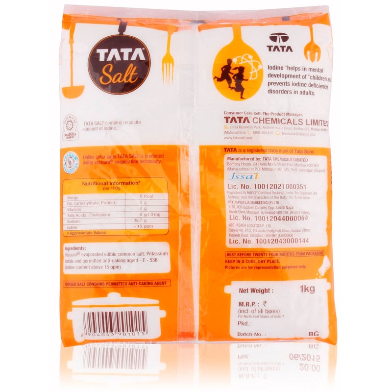 Tata Salt, 1kg Pack - Image 2