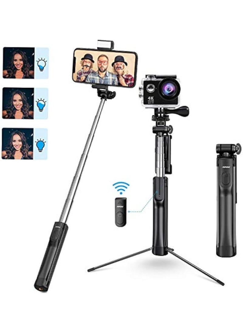 Mpow Dream Explore Inspire MBT8B Selfie Stick – Extendable Bluetooth Selfie Stick - Image 4