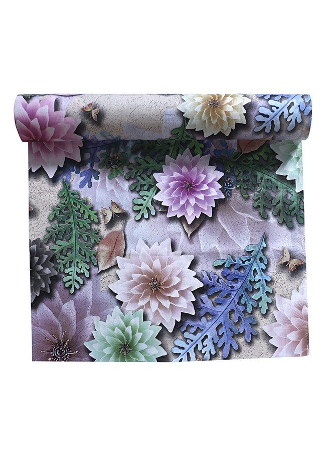 Kuber Industries Kuber Industries Shelf Mat|Waterproof Butterfly Print PVC Anti-Slip Sheets|Durable Kitchen Cabinet Drawer Shelf Liner,5 Meter,(Brown)  - Image 2