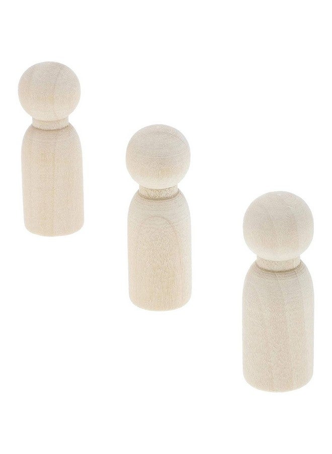 Bright Creations Wood Peg Dolls, Peg Doll Kit (1.77 In, 50-Pack) - Image 4