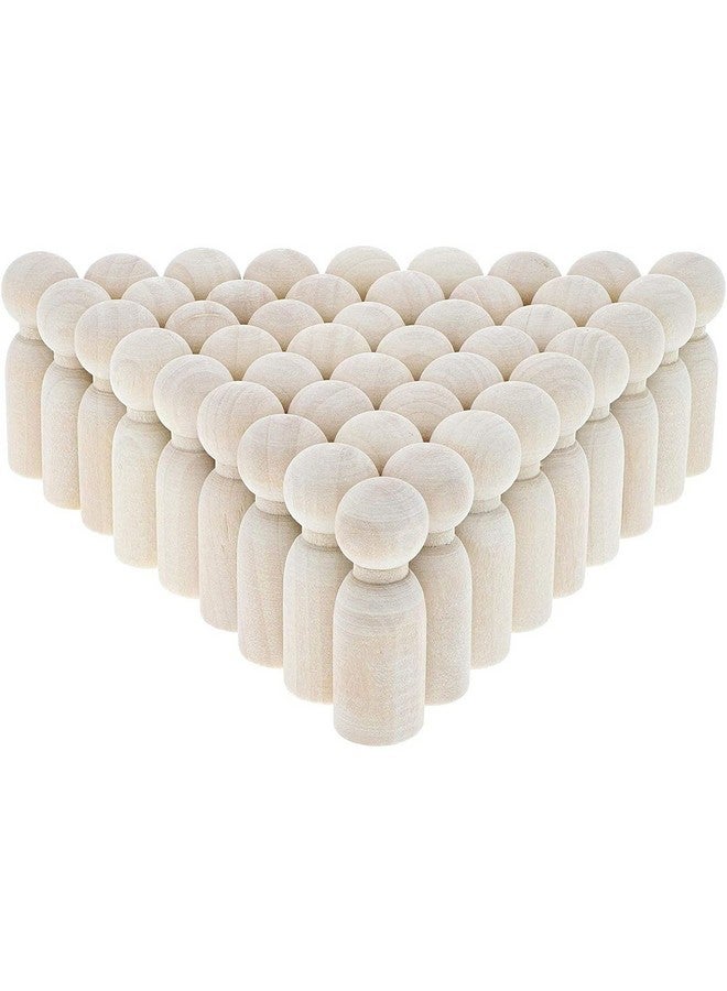 Bright Creations Wood Peg Dolls, Peg Doll Kit (1.77 In, 50-Pack) - Image 5