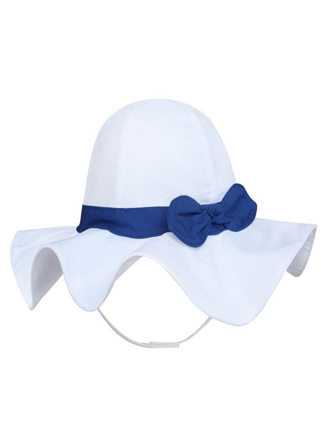 Vimeet Kid Baby Summer Hat Baby Sun Hat Toddler Beach Hat Baby Bucket Hat White - Image 1