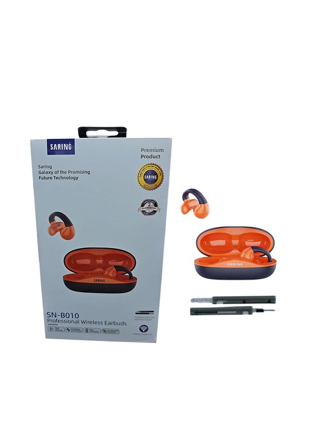 Saring wireless bluetooth earphones with microphone lightweight sports headphones for smartphones and laptops SN-010 - Image 2