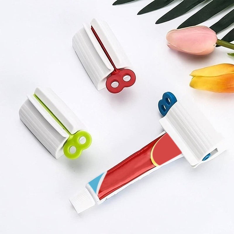 Oblivion Plastic Toothpaste seat Holder for Bathroom |Toothpaste Dispenser Rolling Tube/Toothpaste seat Holder/Toothpaste Dispenser for Bathroom - Multicolor (Pack of 2) - Image 5