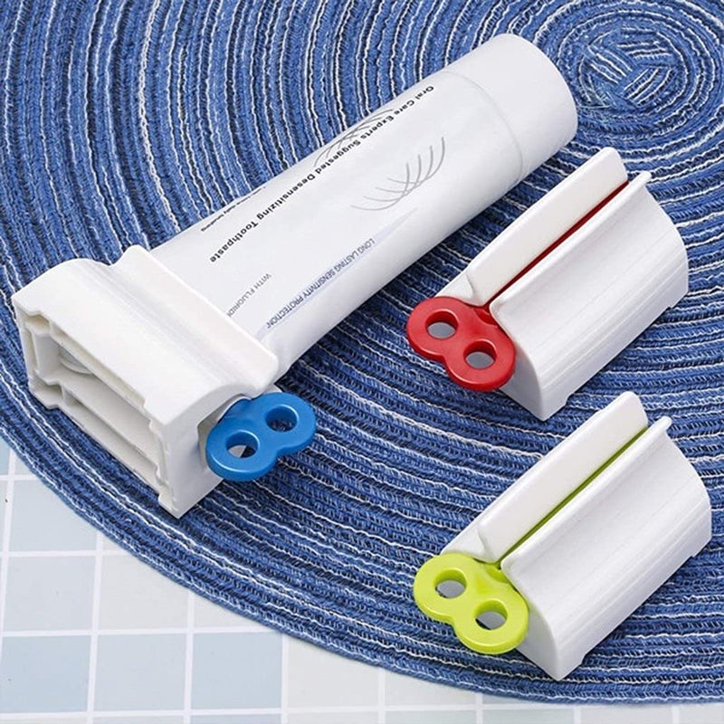 Oblivion Plastic Toothpaste seat Holder for Bathroom |Toothpaste Dispenser Rolling Tube/Toothpaste seat Holder/Toothpaste Dispenser for Bathroom - Multicolor (Pack of 2) - Image 4