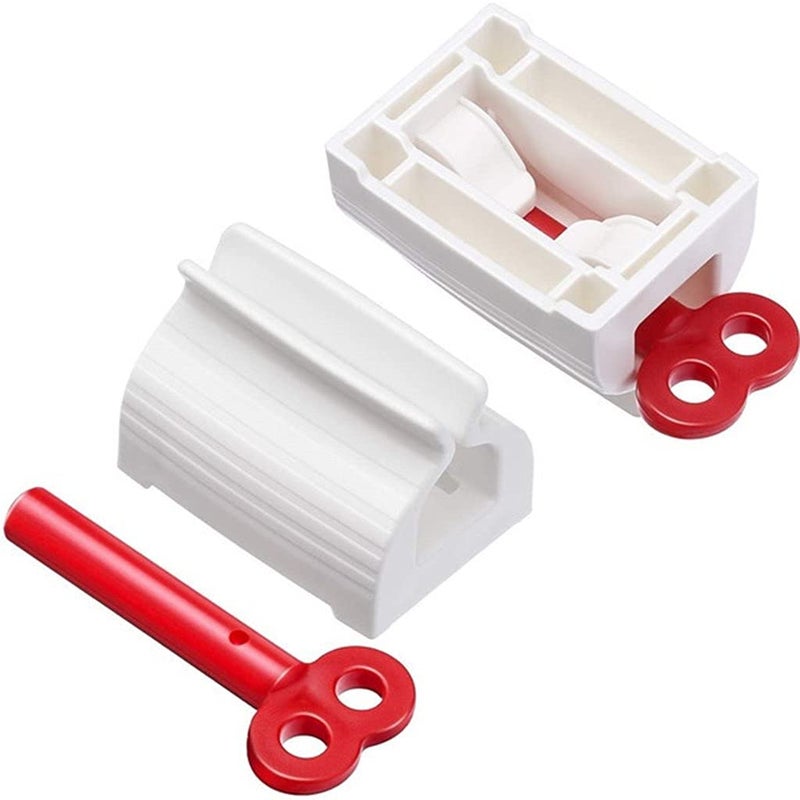 Oblivion Plastic Toothpaste seat Holder for Bathroom |Toothpaste Dispenser Rolling Tube/Toothpaste seat Holder/Toothpaste Dispenser for Bathroom - Multicolor (Pack of 2) - Image 2