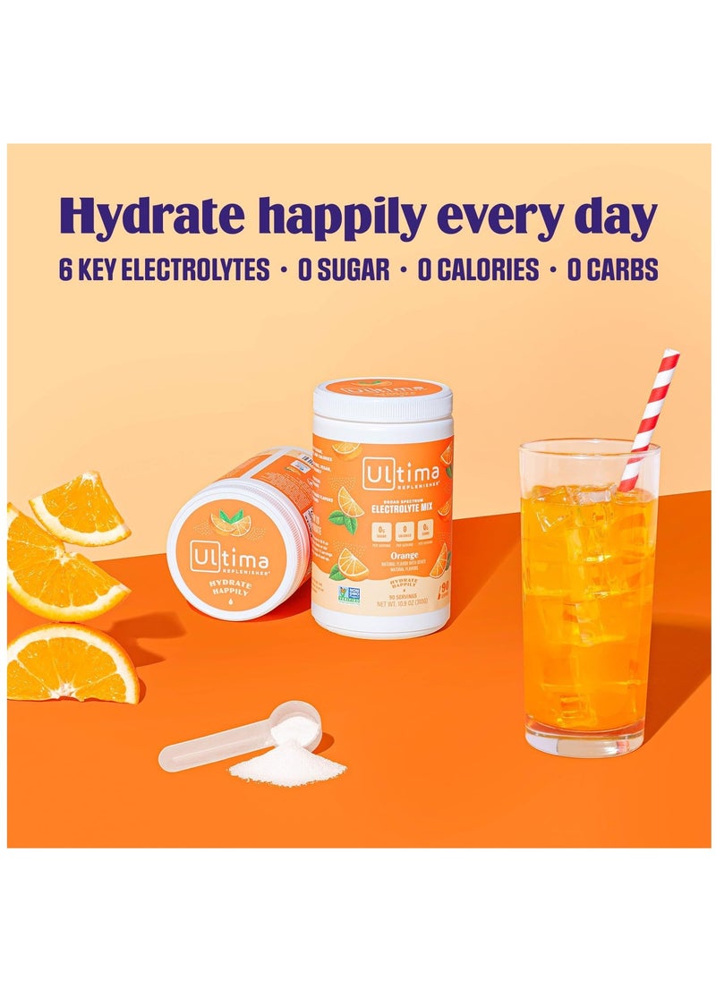 Ultima Replenisher Electrolyte Drink Mix Orange 10.8 oz 306 g  - Image 3