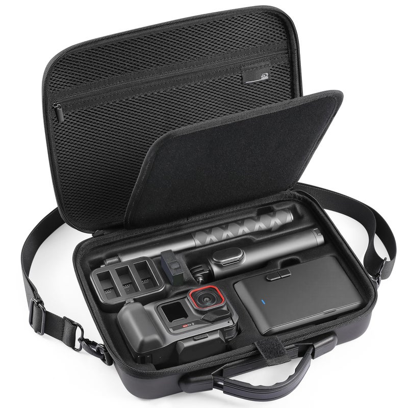 STARTRC VCR Carry Case for Insta360 ACE ProAce Pro 2 Xplorer Grip Pro Flash Print Bundle Accessories Hard Storage Travel Bag extension Cage for Insta 360 Mini 2in1 Tripod114cm Selfie Stick - Image 2