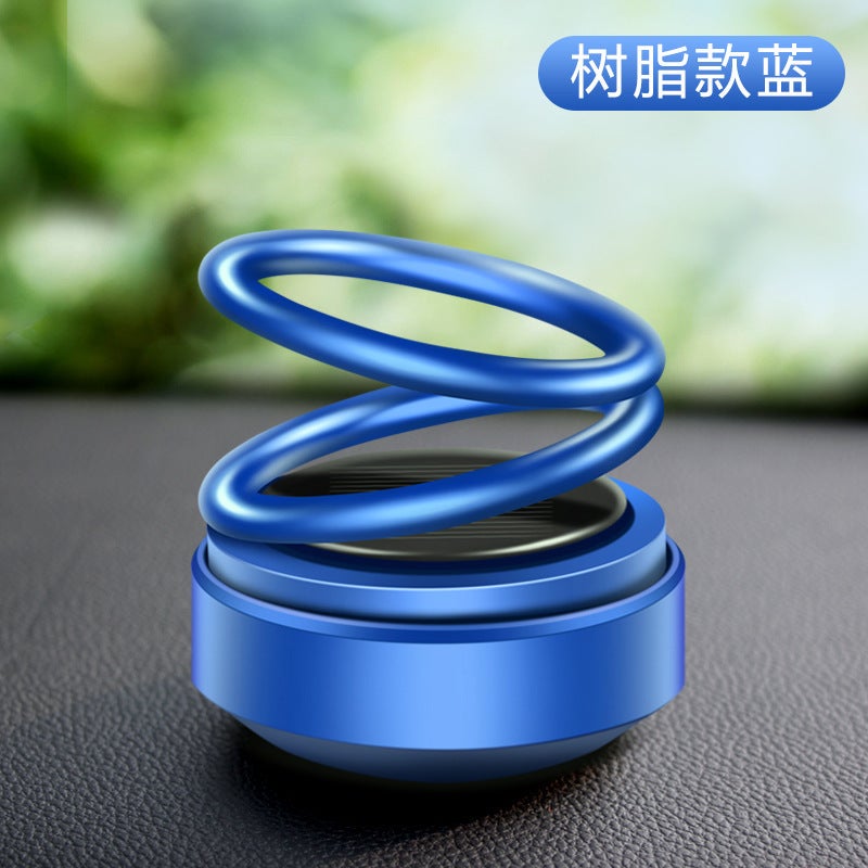 2025 Popular Solar Double-Ring Suspended Car Perfume Creative Car Aromatherapy Car Perfume Ornaments - Image 4