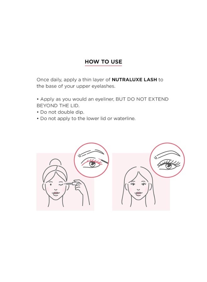 Nutra Luxe Md Nutra Luxe Md Eyelash Conditioner Size: 0.1 Fl Oz (Pack of 1) Black - Image 2