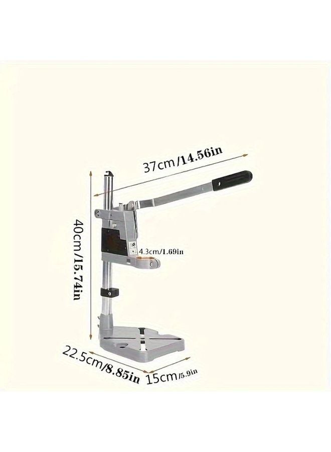 Portable Electric Drill Stand Compact Design Easy Install Remove For Woodworking Metalworking - Image 3