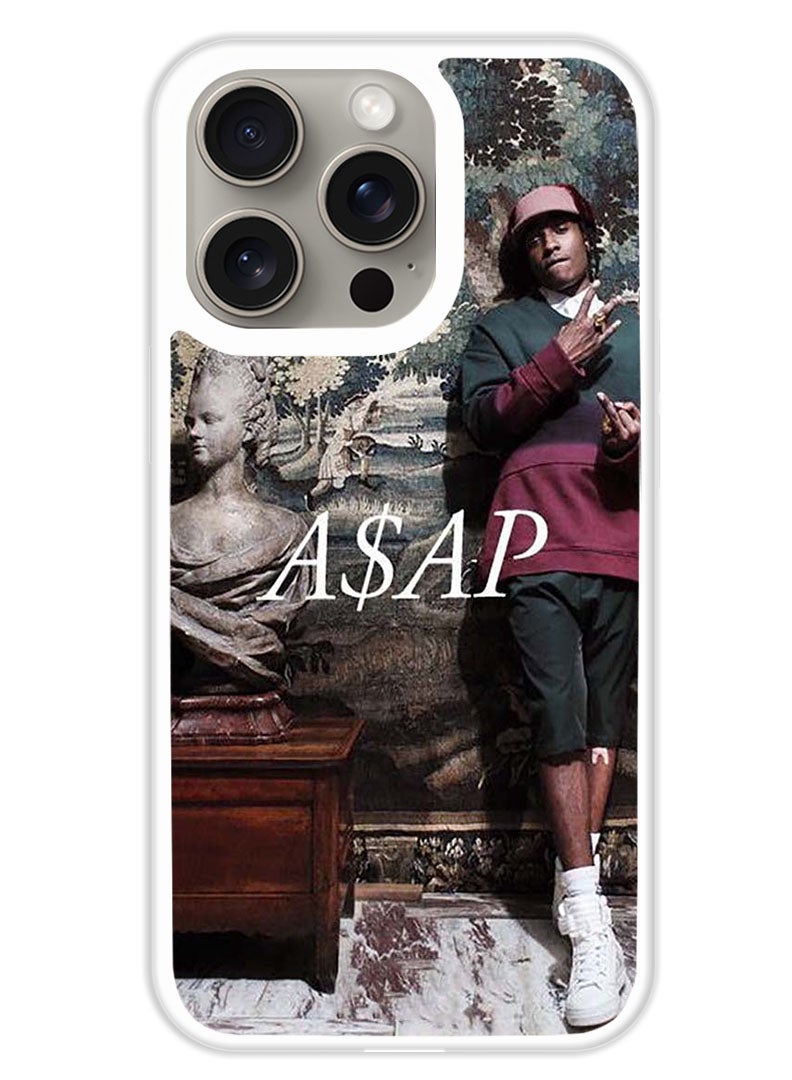 Theodor Protective Case Cover For APPLE IPHONE 15 Pro Asap (White Bumper) - Image 1