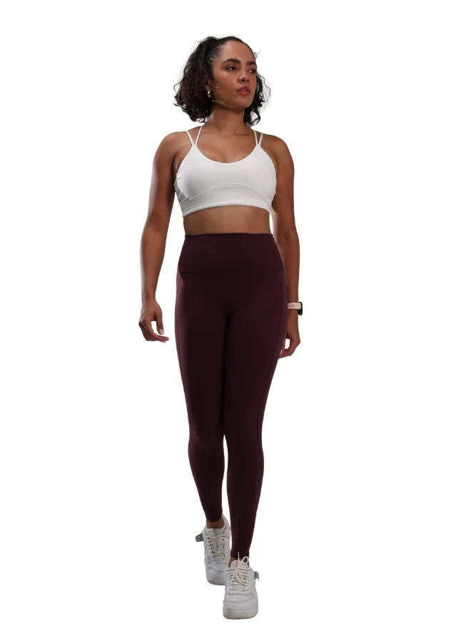 موهوكي موهوكي ليقنز رياضي Olivia Legging - بني شوكولاتة
