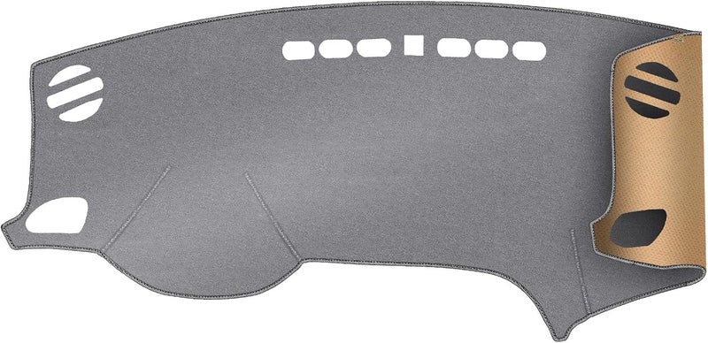 KEYOOG Dashboard Cover Dash Mat Fit for Hy-undai Sonata 2019-2016 (Without HUD Models),Car Dash Board Mat Anti-Glare Carpet,Non-Slip Pad Sunshield Protector (Grey) - Image 1