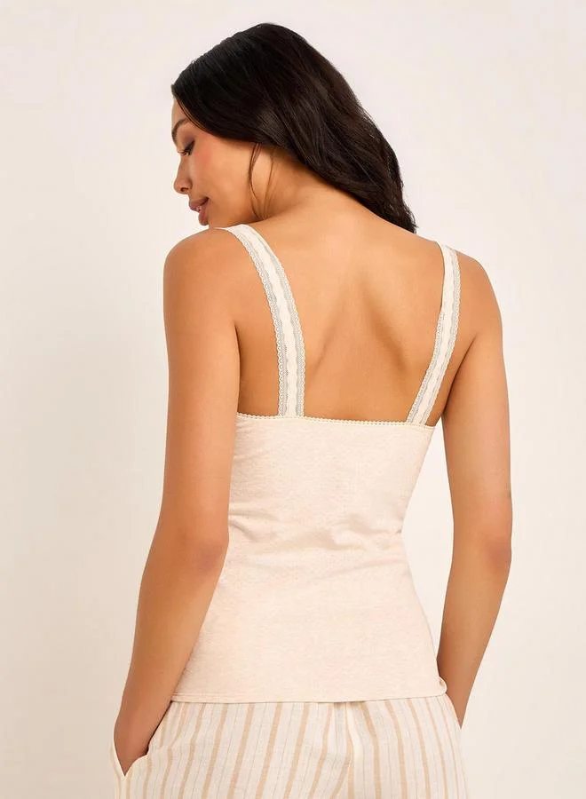 سبلاش فيڤ Shaping Camisole with Lace Trim