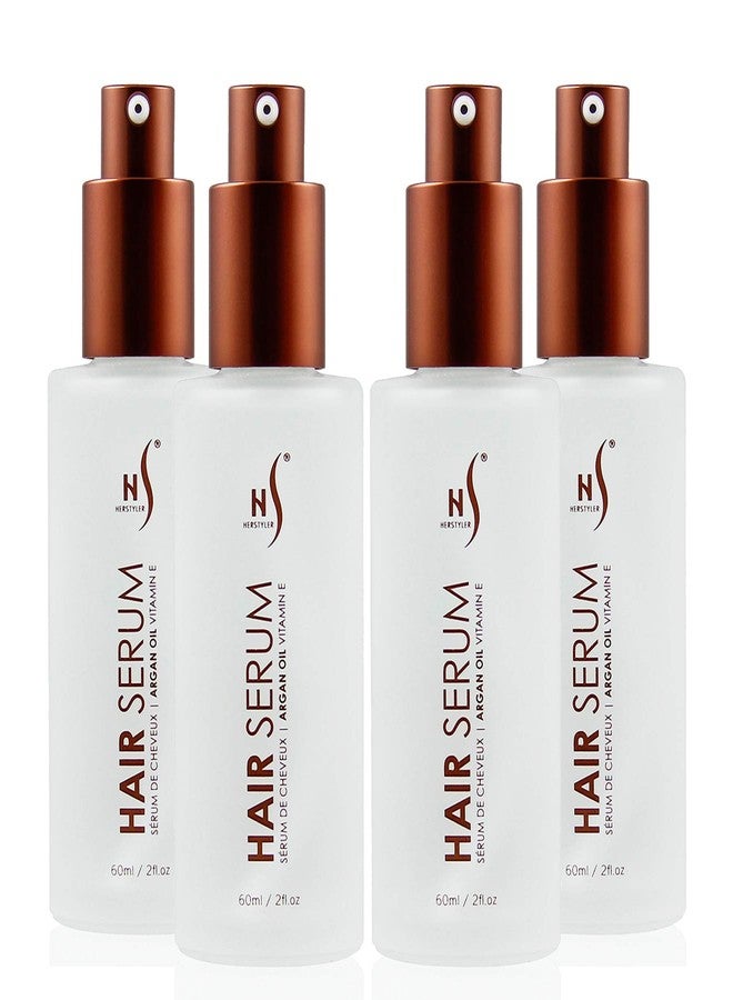 HerStyler Serum, 4 Pack - Hair Styling Agent with Argan Oil for Dry, Damaged Hair - Frizz Control Serum for Straightening, Shine, Trendy Tresses - Image 1