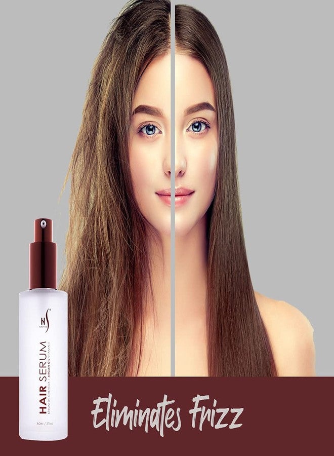 HerStyler Serum, 4 Pack - Hair Styling Agent with Argan Oil for Dry, Damaged Hair - Frizz Control Serum for Straightening, Shine, Trendy Tresses - Image 2