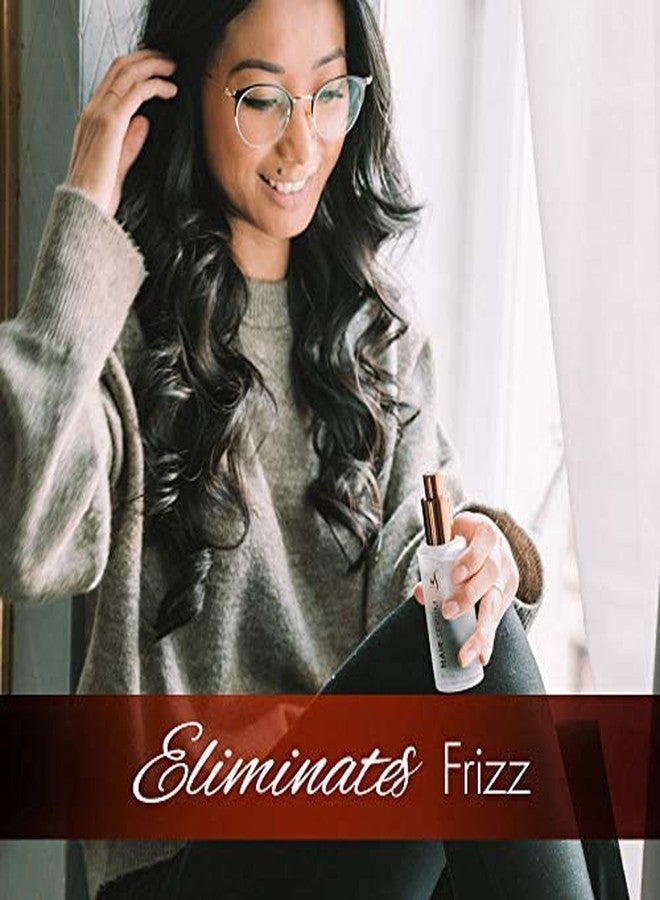 HerStyler Serum, 4 Pack - Hair Styling Agent with Argan Oil for Dry, Damaged Hair - Frizz Control Serum for Straightening, Shine, Trendy Tresses - Image 3