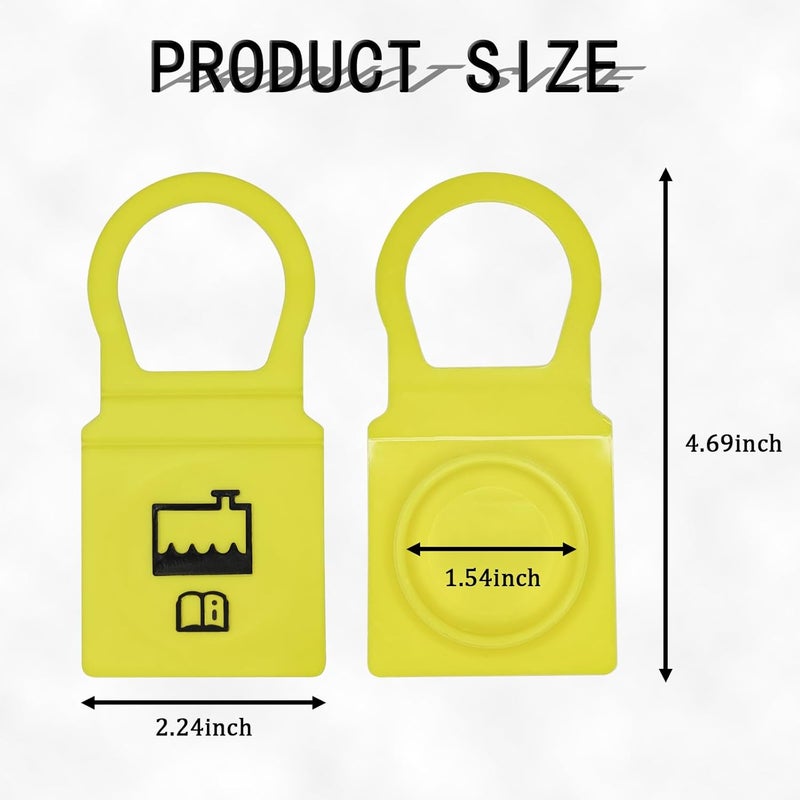 UZZH 2PCS Engine Coolant Reservoir Cap - Image 2