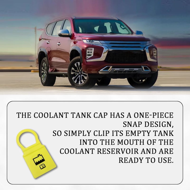 UZZH 2PCS Engine Coolant Reservoir Cap - Image 3