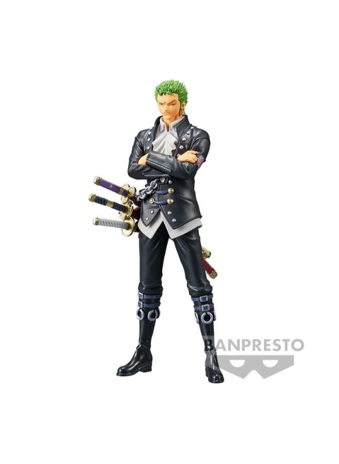 Bandai - Bandai Banpresto  - One Piece - Dxf FILM RED DXF-  GRANDLINE SERIES - RORONOA ZORO THE GRANDLINE MEN vol.3 - Image 1