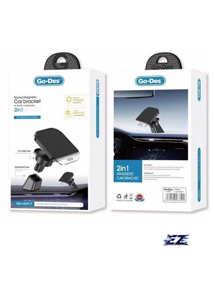 ELTRAZONE Car Magnetic Phone Holder – Ventilation & Flat Floor Design for Secure and Convenient Use - Image 2