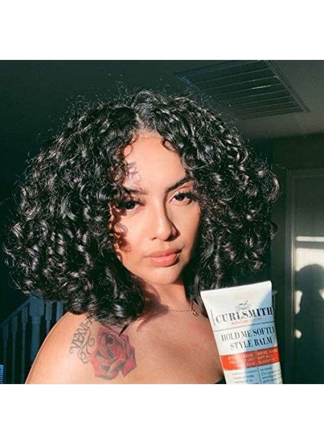 CURLSMITH Hold Me Softly Style Balm - Vegan Soft Hold Styling Cream for Wavy and Curly Hair, Natural Look (2oz)  - Image 4