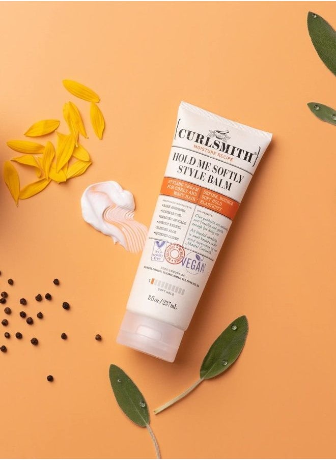 CURLSMITH Hold Me Softly Style Balm - Vegan Soft Hold Styling Cream for Wavy and Curly Hair, Natural Look (2oz)  - Image 3