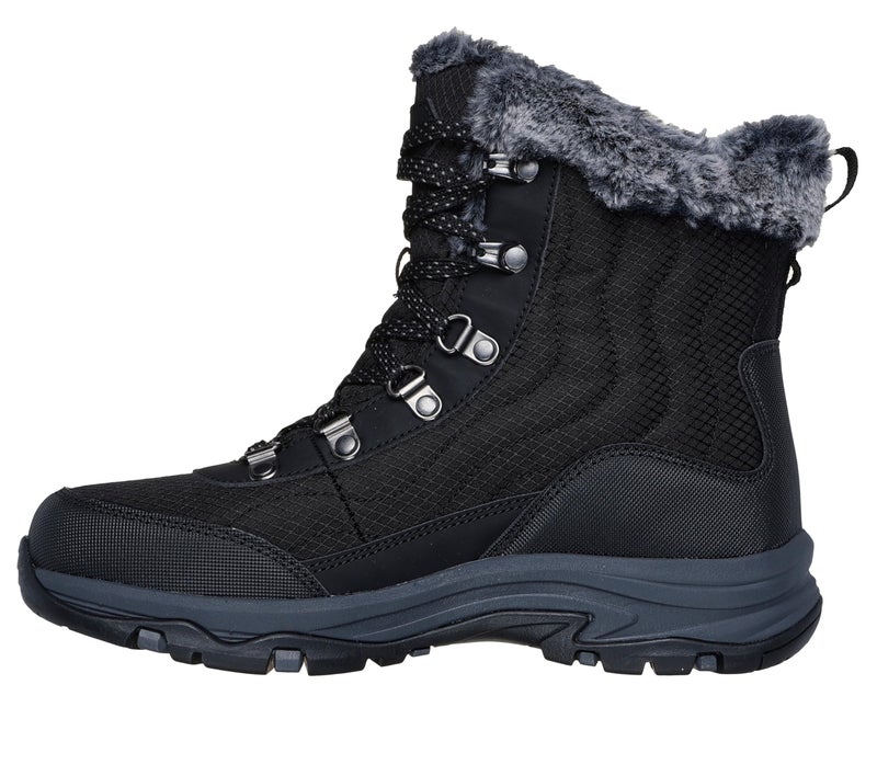 Skechers Women's Trego-Stormie Ankle Boot, Black/Black, 6.5 - Image 2
