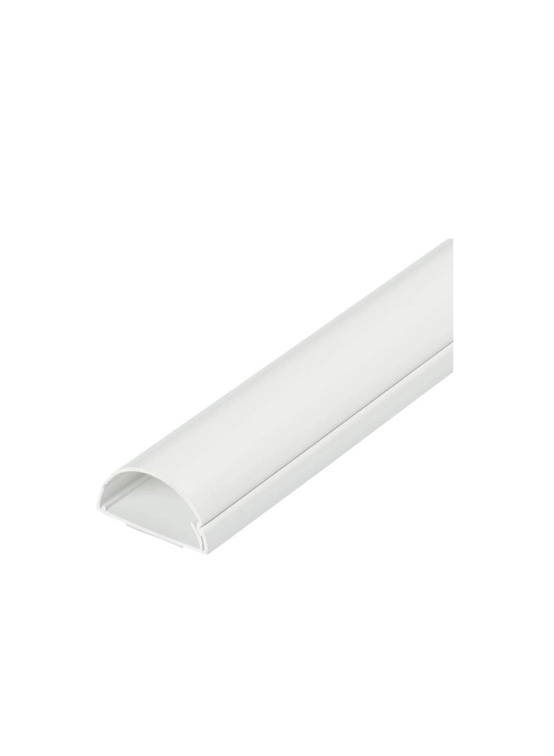 Electrical PVC Floor Trunking 50mm X 15mm X 2mtr-White