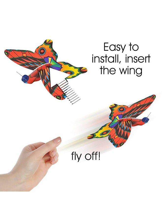 ArtCreativity Foam Butterfly Gliders For Kids Set Of 12 Kids’ Flying Toys In Assorted Designs Outdoor Toys For Boys And Girls Princess Party Favors Goody Bag Fillers Classroom Teacher Rewards - Image 5