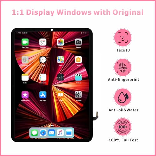 ZTR for iPad Pro 11 3rd Gen (2021) 4th Gen (2022) LCD Screen Replacement Assembly A2377 A2459 A2301 A2460/ A2435 A2759 A2761 A2762 LCD Display Touch Digitizer Premium Repair Kit with Tools - Image 4