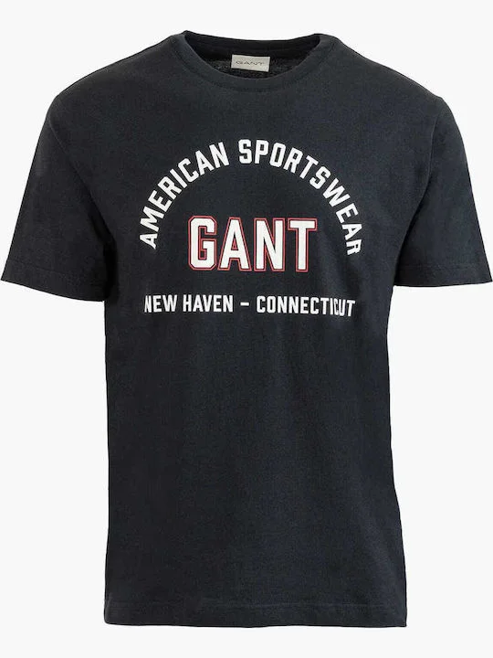 GANT Gant Printed Graphic Short Sleeve T-Shirt