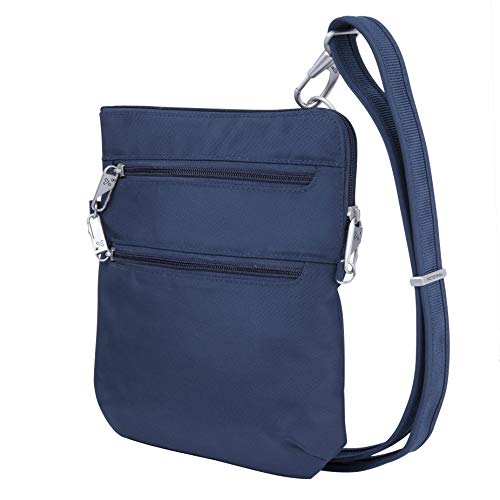 Travelon Anti-Theft Classic Slim Double Zip Crossbody - Image 1