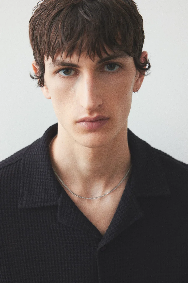 H&M Regular Fit Jacquard-knit shirt