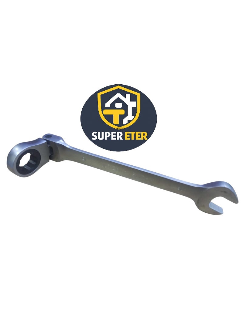 YDS SUPER ETER Flexible Head Combination Wrench 16 mm – Chrome Vanadium Steel – Model 10005006 – 225 g - Image 2