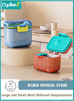 2PCS Baby Formula Dispenser Container, Baby Milk Powder Container, Food Candy Fruit Snack Storage Container with Scoop and Visual scale, BPA Free
