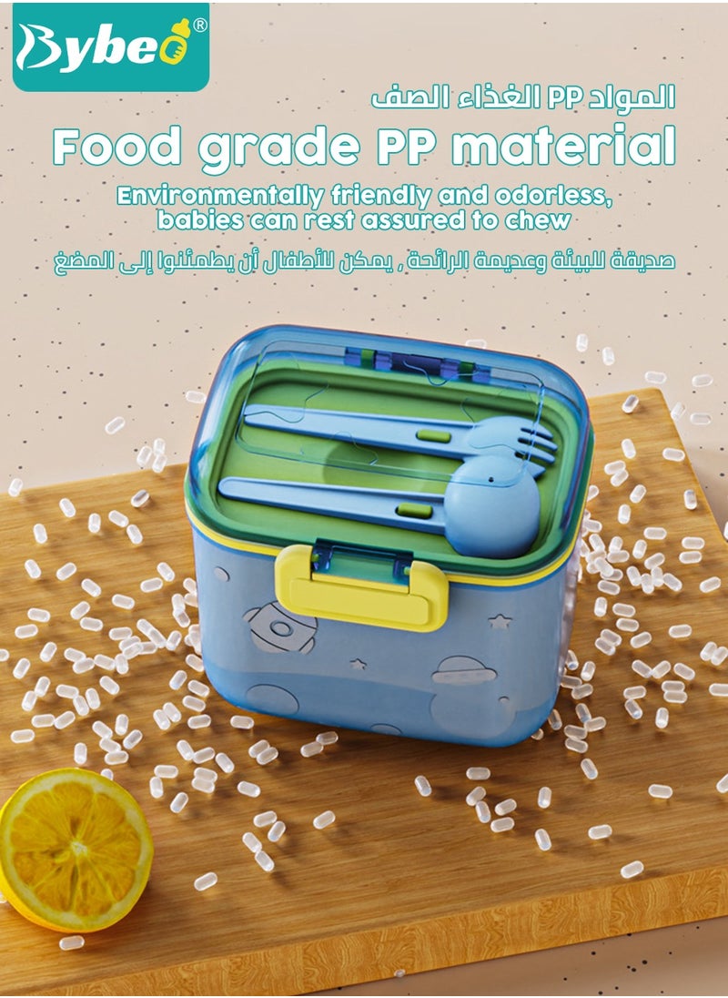 Bybeo 2PCS Baby Formula Dispenser Container, Baby Milk Powder Container, Food Candy Fruit Snack Storage Container with Scoop and Visual scale, BPA Free  - Image 2