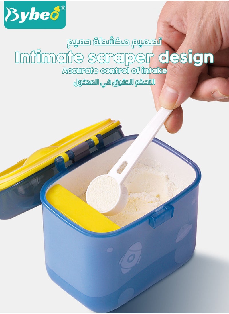 Bybeo 2PCS Baby Formula Dispenser Container, Baby Milk Powder Container, Food Candy Fruit Snack Storage Container with Scoop and Visual scale, BPA Free  - Image 3
