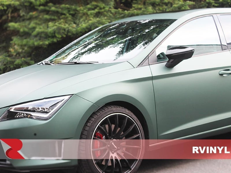 Rvinyl 3M 2080 M206 ماتي أخضر صنوبري معدني (1 قدم × 1 قدم مع بطاقة تطبيق) لفة صفائح فيلم تغليف فينيل مع خاصية إطلاق الهواء للسيارات والشاحنات والمزيد (لفة 1 قدم مربع) بناء موثوق يوميا - Image 3