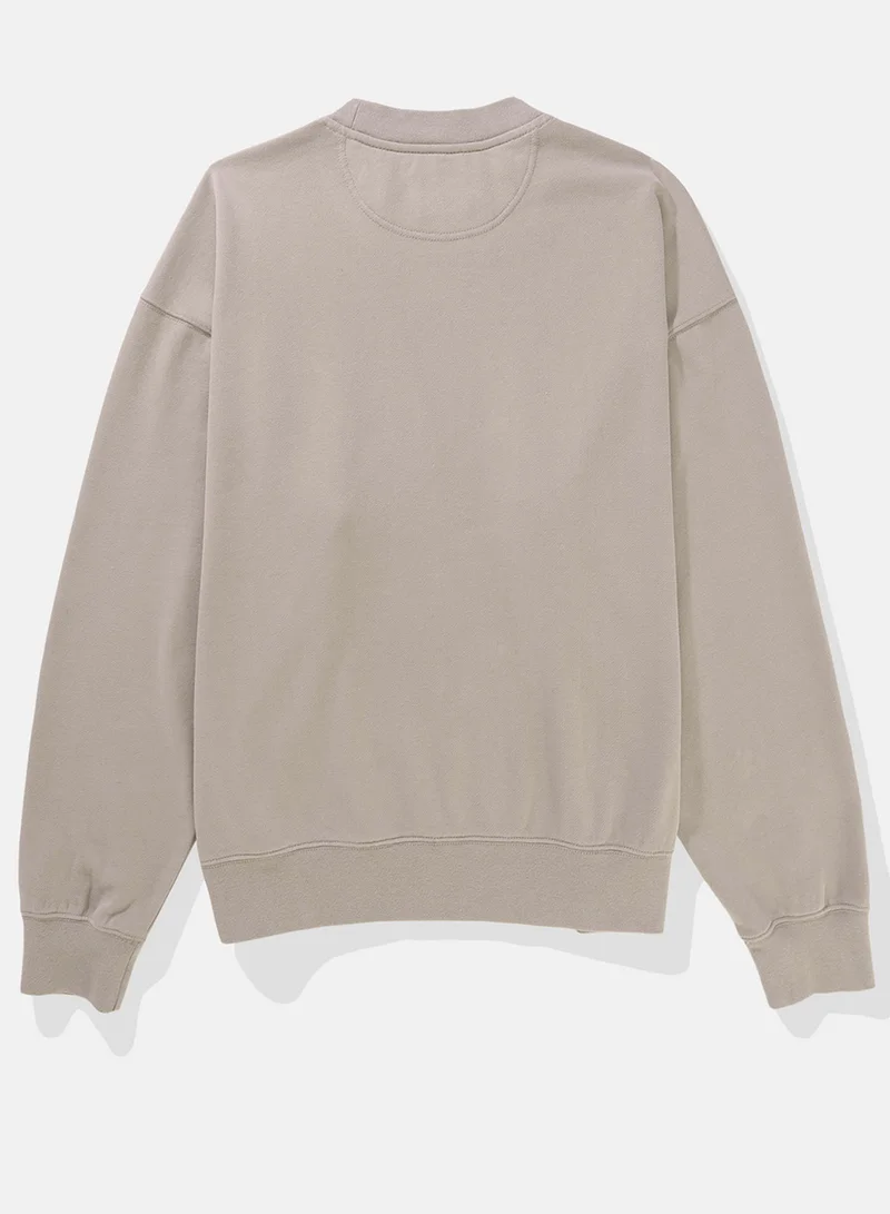 امريكان ايجل Fleece Crew Neck Pullover Sweatshirt