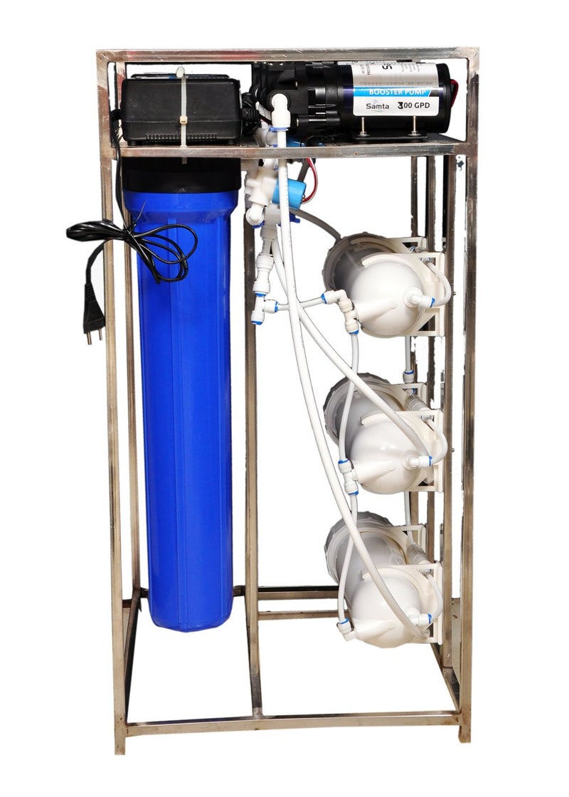 SAMTA Aqua 100 LPH RO Plant Heavy Duty with Free Electrical Float Water Purifier System Commercial Ro Plant for SchoolOffices Factory - Image 3