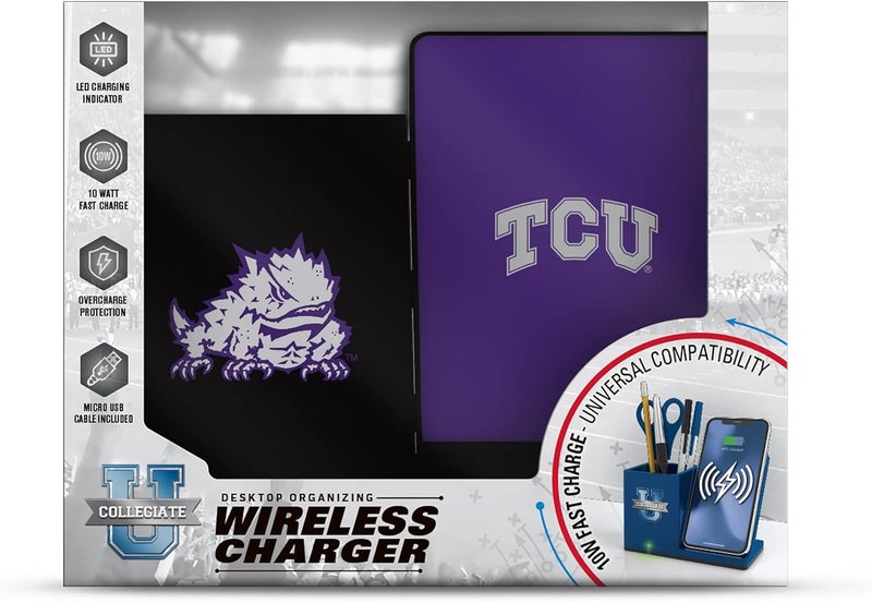 SOAR NCAA Unisex Cell Phone Wireless Charging Stand and Desktop Organizer - Image 3